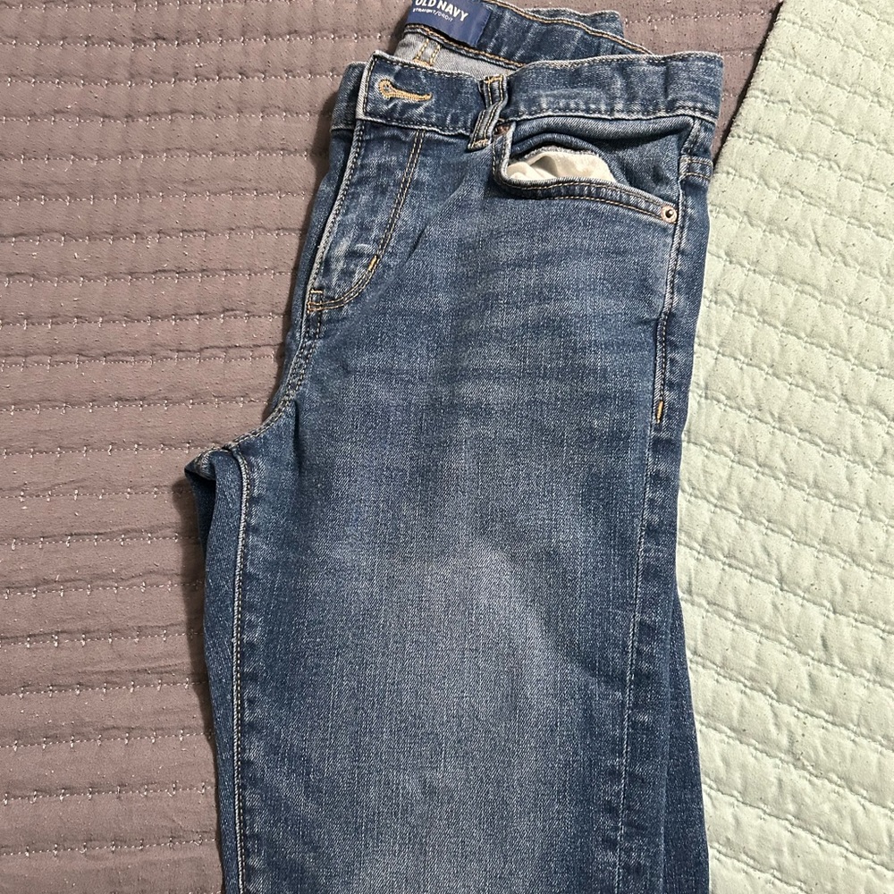 1 pair of Boys Old Navy Size 12 Straight Jeans